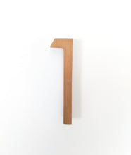 Load image into Gallery viewer, 5&quot; Unfinished Wood Century Gothic Numbers
