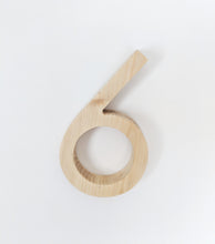 Load image into Gallery viewer, 5&quot; Unfinished Wood Century Gothic Numbers