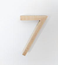 Load image into Gallery viewer, 5&quot; Unfinished Wood Century Gothic Numbers